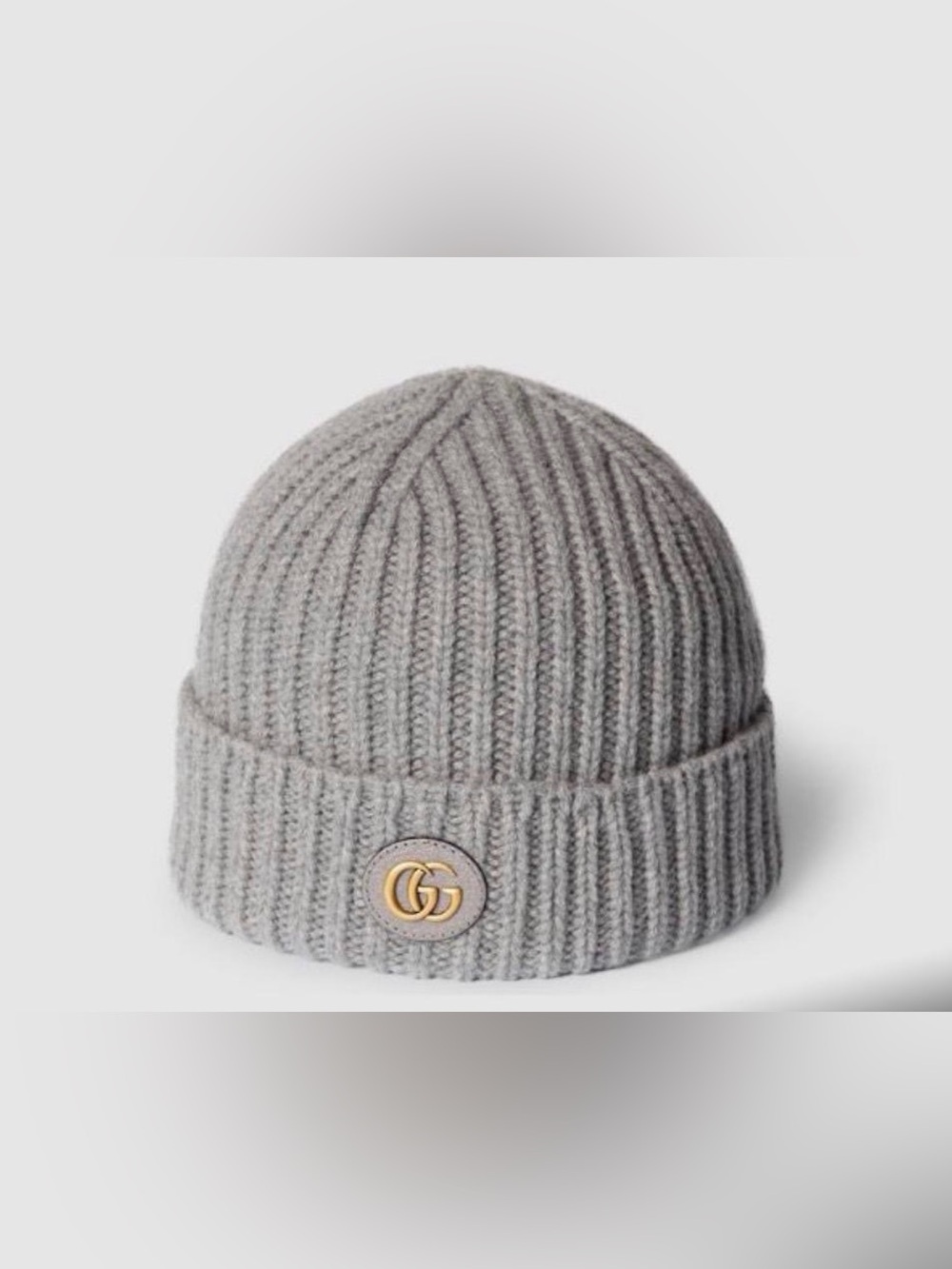 Gucci Wool cashmere hat with Double G